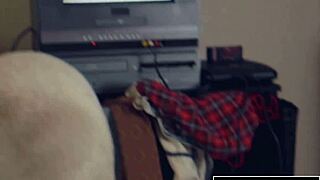 Pornfidelity Riley Nixon Worships Cock and Gets Covered in Cum