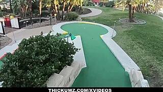 Thickumz - Slimthick Ebony Demi Sutra Gets Dirty at Minigolf