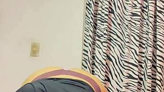 Sister-In-Law Arrives From Party In Sexy Dress Eager To Fuck