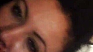 Fat BBW Sucking Massive Black Cock Deeply in Bedroom Scene with Monster Size Focus