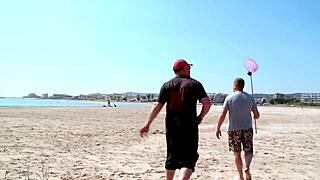 Intriguing Samia Christal’s hardcore anal in fishnets on bed