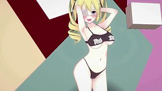 Koikatsu Arisu OC performs elegant dancing routine with phut hon