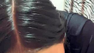 Sister-In-Law Arrives From Party In Sexy Dress Eager To Fuck