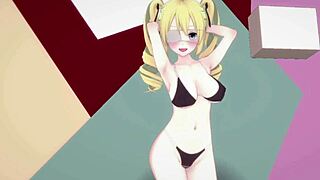 Koikatsu Arisu OC performs elegant dancing routine with phut hon