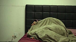 i got tricked into fucking and filmed on the blanket