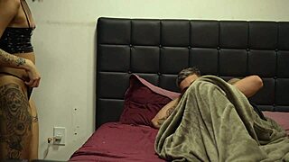 i got tricked into fucking and filmed on the blanket