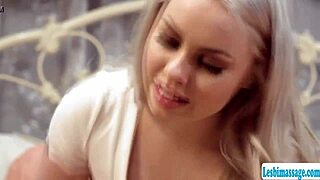 Ever seen a busty masseuse dive into her neighbor’s curves?