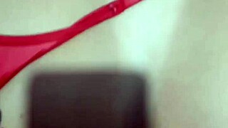 Young 18+ Amateur's Emotional First Time Using Female Condom For Big Ass Creampie