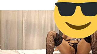 college couple bends over for hard doggystyle with loud moans