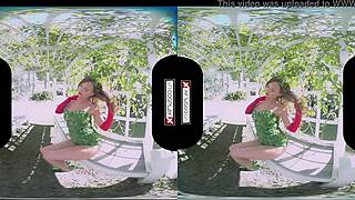 Stunning Poison Ivy cosplay in VR! Evil redhead's pussy gets smashed hard!