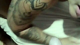 Young 18+ Amateur's Emotional First Time Using Female Condom For Big Ass Creampie