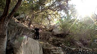 Housewife enjoys doggystyle with black gangster