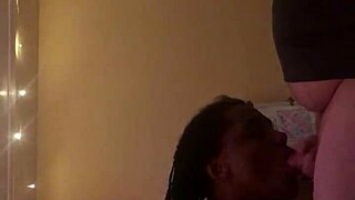 Damn Hot Homemade Amateur Ebony Blowjob Caught on Camera!