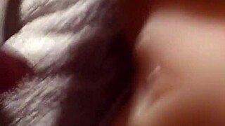 Blonde toy teen 18+ receives cumshot in her huge tits