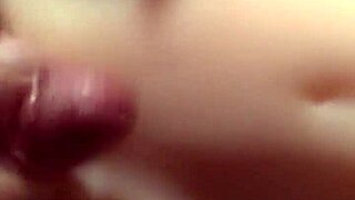 Blonde toy teen 18+ receives cumshot in her huge tits