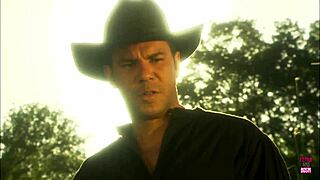 a beautiful brunette with small tits gave a handjob and rode a strong man in doggystyle on a boat