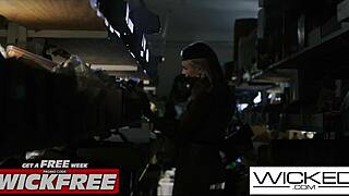 Voyeur babe spies and joins couple's hot threesome?