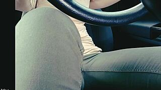 Desperate Sister Stuck in Traffic, Couldn't Hold It and Wet Her Jeans, OMG!