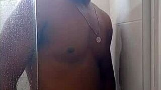 Black Guy Teases His Huge Thick Cock In Public