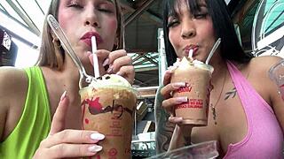 best friend eats my ass in mall