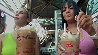 best friend eats my ass in mall