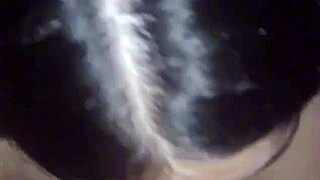 Novinha Debora Prado giving deep oral sex at night