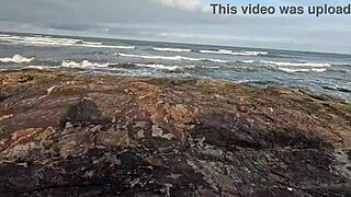 hey, wanna see priscila and nicoly getting wild on the beach in public?