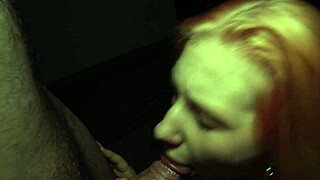 dude, this shaved redhead moans so loud while i pound her doggystyle in pov.