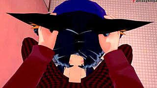 akeno pushes me to bang kuroka in wild fantasy