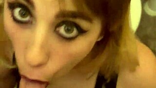 Toilet piss whore gets filled with hot sperm in dirty action