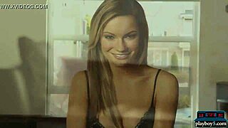 Blonde Gamer Teen Strips in Lingerie, Revealing Tight Shaved Body