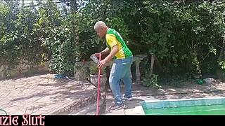 Did He Clean My Ass After the Pool? Wild Anal With Latina Milf