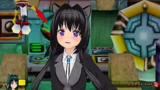 Yukari Katsubari Strips Down in Bossfight Striptease