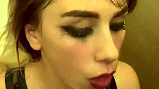 Toilet piss whore gets filled with hot sperm in dirty action