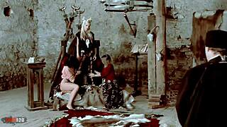 Want to see hardcore lesbian threesome with anal toys?