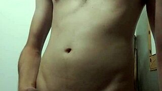 UNDRESSING for MASTURBATION in Bathroom is Wildly Hot!