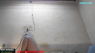 bartender gets rough anal fuck ending in juicy pussy creampie