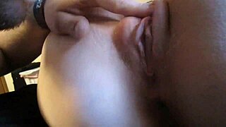 Ex-girlfriend's sweet tasty pussy licked with cock until squirting wet and dripping clothes ripped