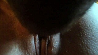 Ex-girlfriend's sweet tasty pussy licked with cock until squirting wet and dripping clothes ripped