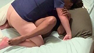 amateur ebony babe screws neighbor in homemade clip