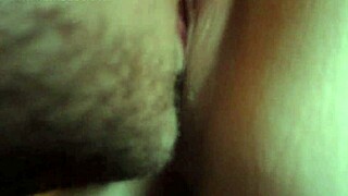 Ex-girlfriend's sweet tasty pussy licked with cock until squirting wet and dripping clothes ripped