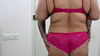 Bikini sexy girl teases with a slow handjob for her eager husband.