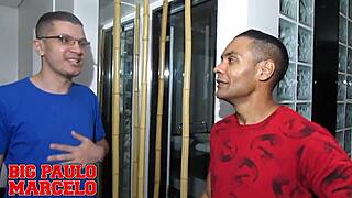 Latina nerd bent over for monster cock in club bathroom