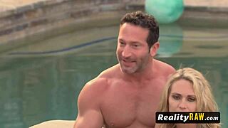 Stunning swinger babes swap partners for oral sex in group scenes