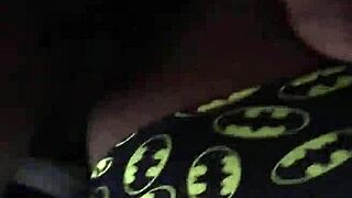 Hey, watch my wife handle that big black cock in her belly!