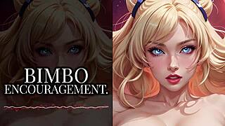 She became a bimbo in this erotic hentai audio