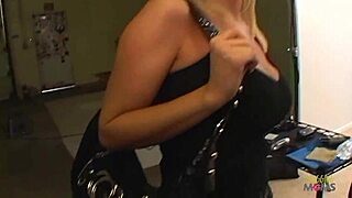 Carolyn Reese bends over for doggystyle and swallows cum