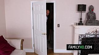 Ever wonder how a pervy stepdad bangs his stepson’s girlfriend post-Thanksgiving?