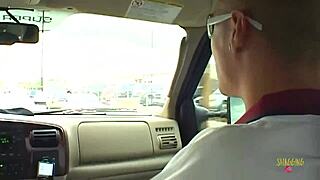 Carolyn Reese bends over for doggystyle and swallows cum