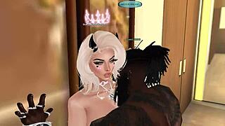 bimbo snowbunny gets pounded by big black cock